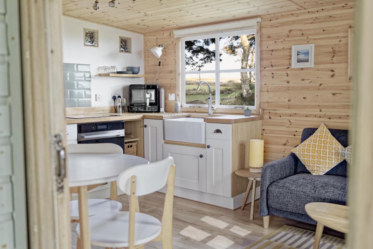 Scandi Cabin On A Hill, With Stunning Panoramic Views Ludgvan Extérieur photo