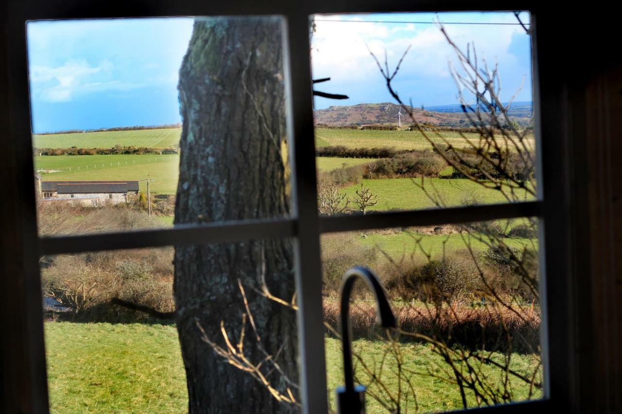 Scandi Cabin On A Hill, With Stunning Panoramic Views Ludgvan Extérieur photo
