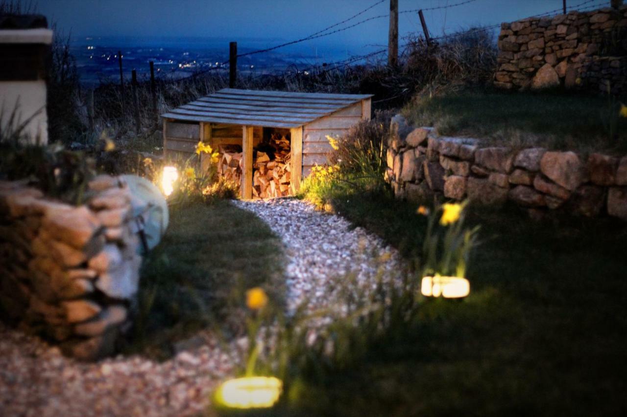 Scandi Cabin On A Hill, With Stunning Panoramic Views Ludgvan Extérieur photo