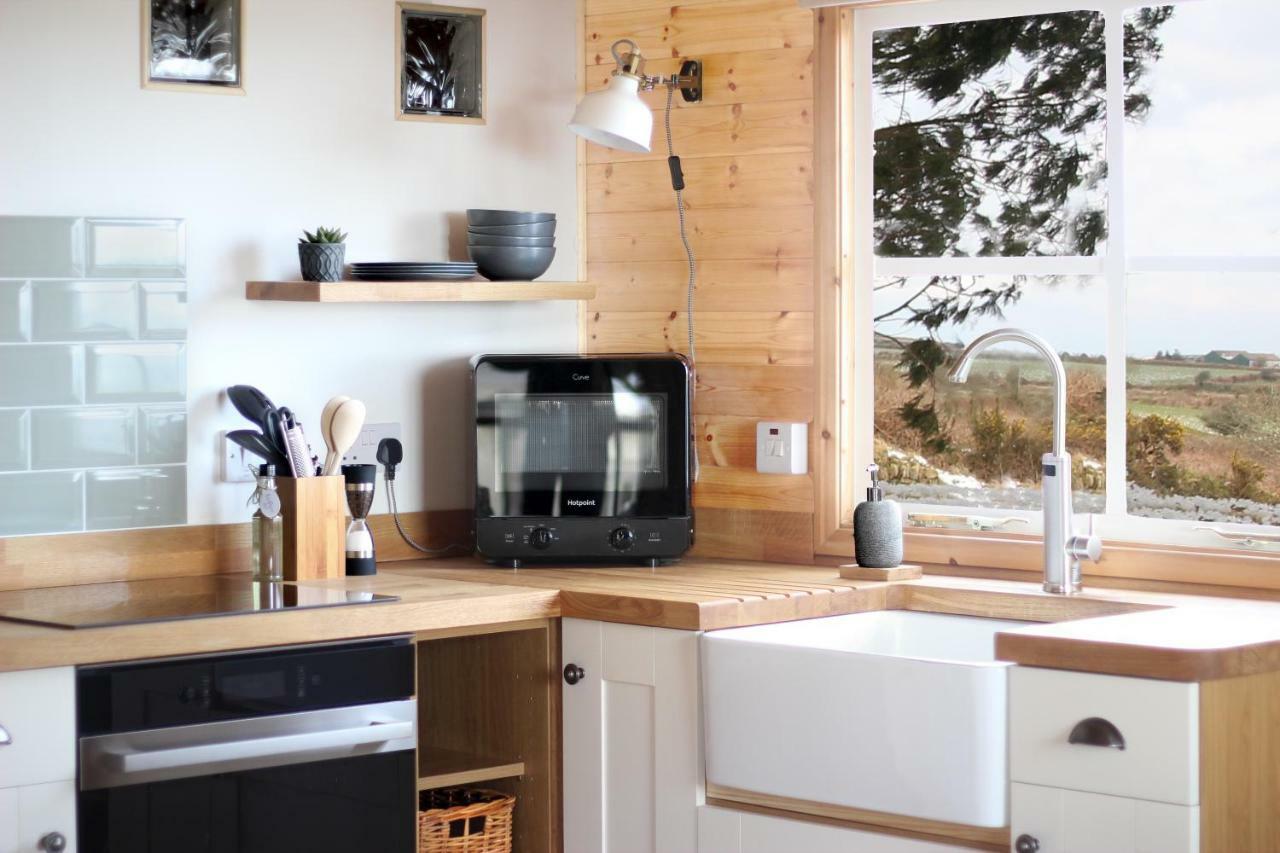 Scandi Cabin On A Hill, With Stunning Panoramic Views Ludgvan Extérieur photo